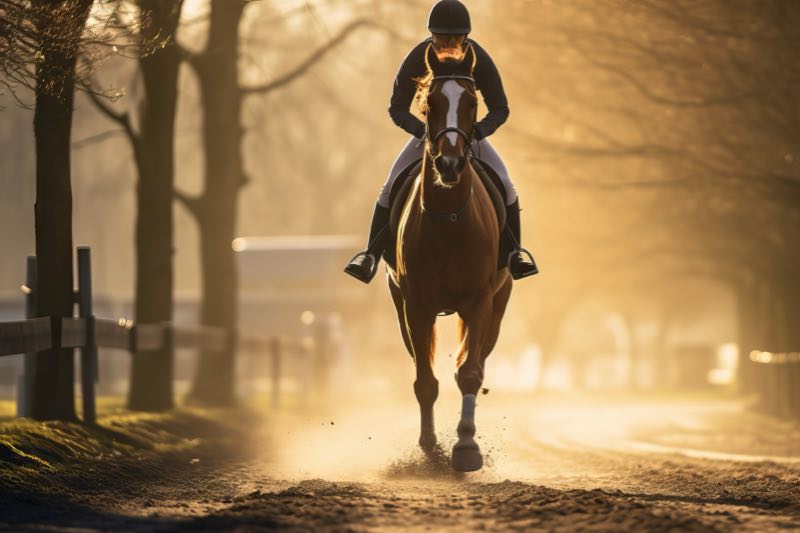 Jockey de pr&eacute;-entra&icirc;nement