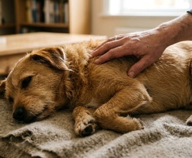 Massage pour chien