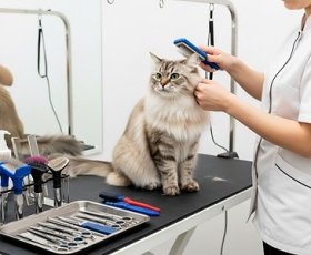 Toiletteur pour chats : formation, salaire et débouchés